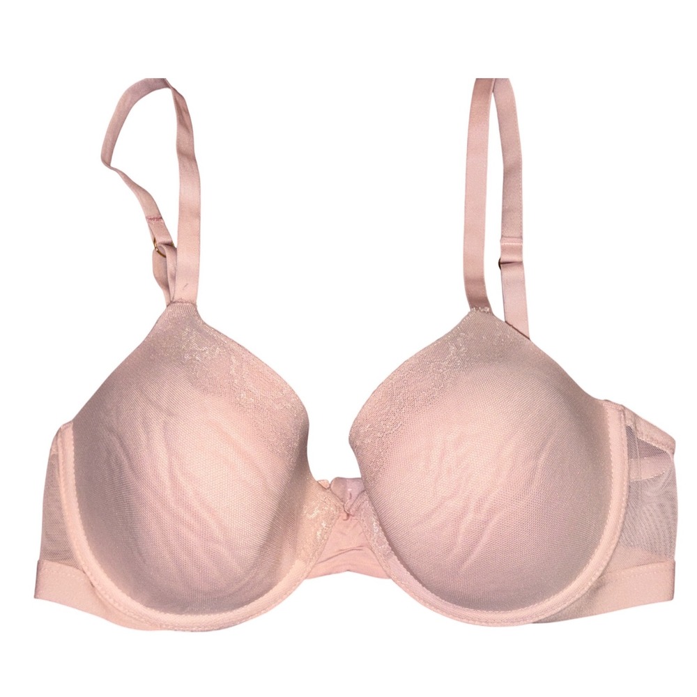 French Connection Nude T-Shirt Bra Full Figure Lightly Lined‎ Underwire,36C